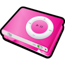 ipod,shuffle,pink icon