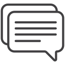 baloom, communication, talk svg vector icon