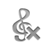 notation,composer,cross icon