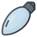 bulb, christmas, light, ornament svg vector icon
