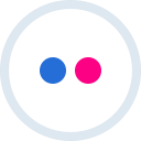 flickr, media, photo, photography, share, social, yumminky svg vector icon