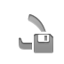 currency,sign,dinar,diskette icon