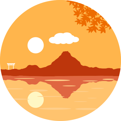 Fuji svg vector icon