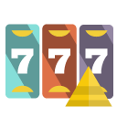 slot,machine,pyramid icon
