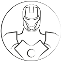 avatar, emotion, ironman, marvel hero, stark svg vector icon