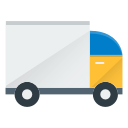 delivery, shopping, transport, truck svg vector icon