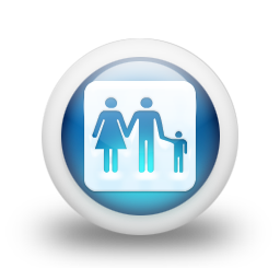 glossy,blue,orb icon