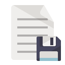document,diskette icon