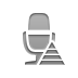 radio,microphone,pyramid icon