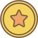 audio, media, media player, music, star, video player svg vector icon