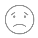 eyebrows, face, sad svg vector icon