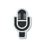 microphone, sticker icon