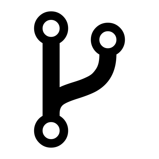 Code Fork svg vector icon
