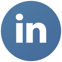 link, linked in, linkedin, social svg vector icon