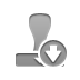 stamp,down icon