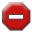 large, stop icon