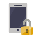 phone,lock,open icon