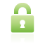 green, lock icon