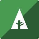 forrst, gloss, media, social, square svg vector icon