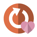 reload,heart icon