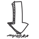 download,descending,fall,decrease,down,descend icon