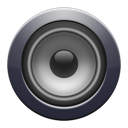 blue, deep, enceinte icon