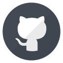 github, logo, website svg vector icon