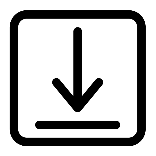 Down svg vector icon