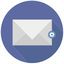 acount, blue, settings svg vector icon