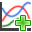 add, curvechart icon