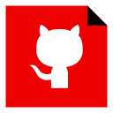 brand, github, logo, media, social svg vector icon