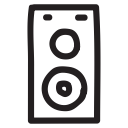 announcement, loudspeakers, megaphone, sound, speaker, voice, volume svg vector icon