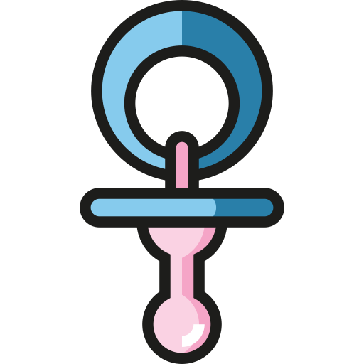 Pacifier svg vector icon
