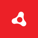 adobe, air, square svg vector icon