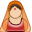 female, indian icon