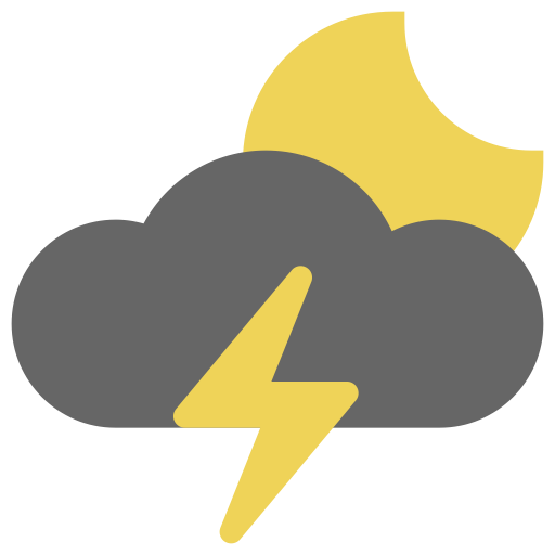 Weather Color Moon Cloud Light svg vector icon