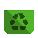 bin, empty, recycling icon