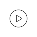 play, play it, snapchat, video svg vector icon