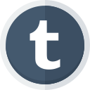 blogging, social media, tumblr, tumblr logo svg vector icon
