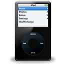 ipod,video,black icon