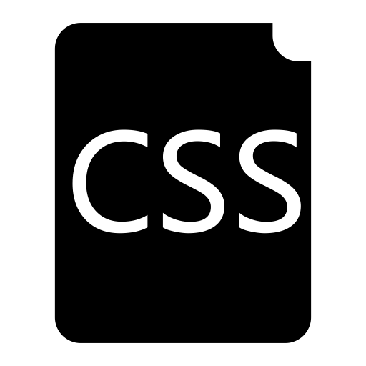 File Css svg vector icon