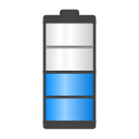 battery, half svg vector icon