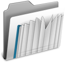 folder, library icon