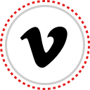 logo, social, vimeo svg vector icon