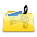 folder, music icon