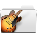 garageband,bass,folder,guitar,music icon