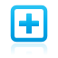 blue, expand, toggle icon