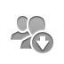 messenger,down icon