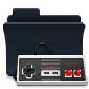 folder,badged,game,gaming icon
