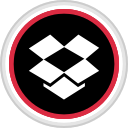 dropbox, media, online, social svg vector icon